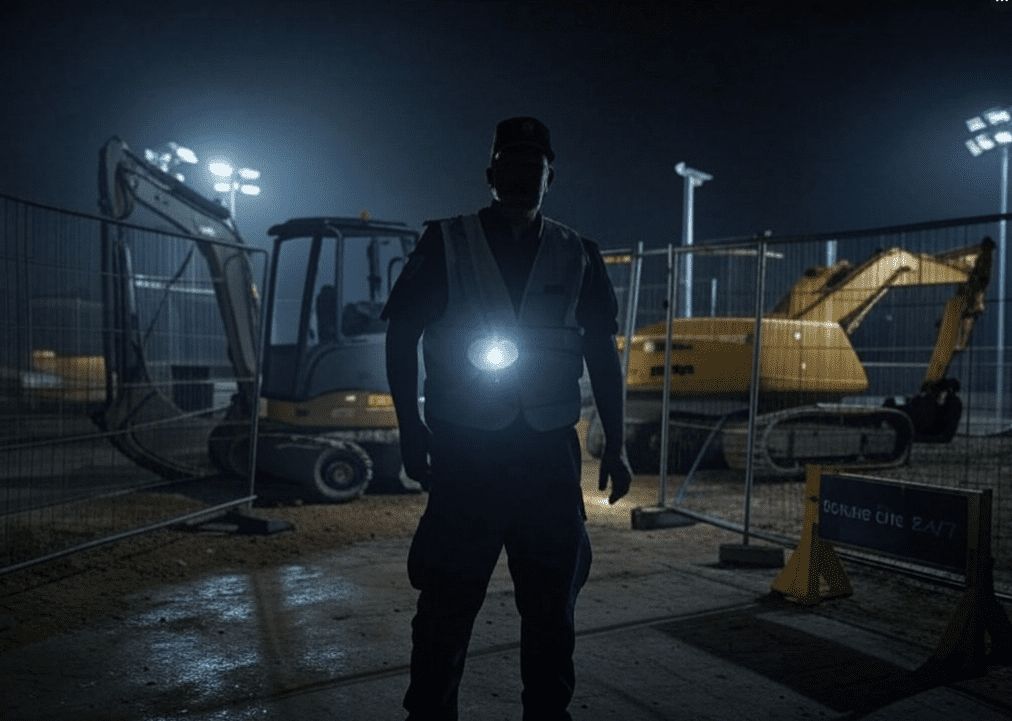 Sécuriser un chantier BTP la nuit : prévention du vol d’engins et matériel